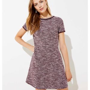 LOFT Petite Shift Dress in Mauve Rose *LAST CALL*